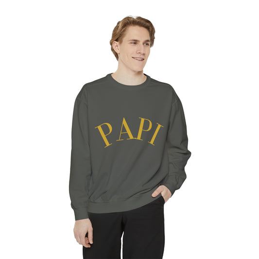 Garment-Dyed Sweatshirt for Papi