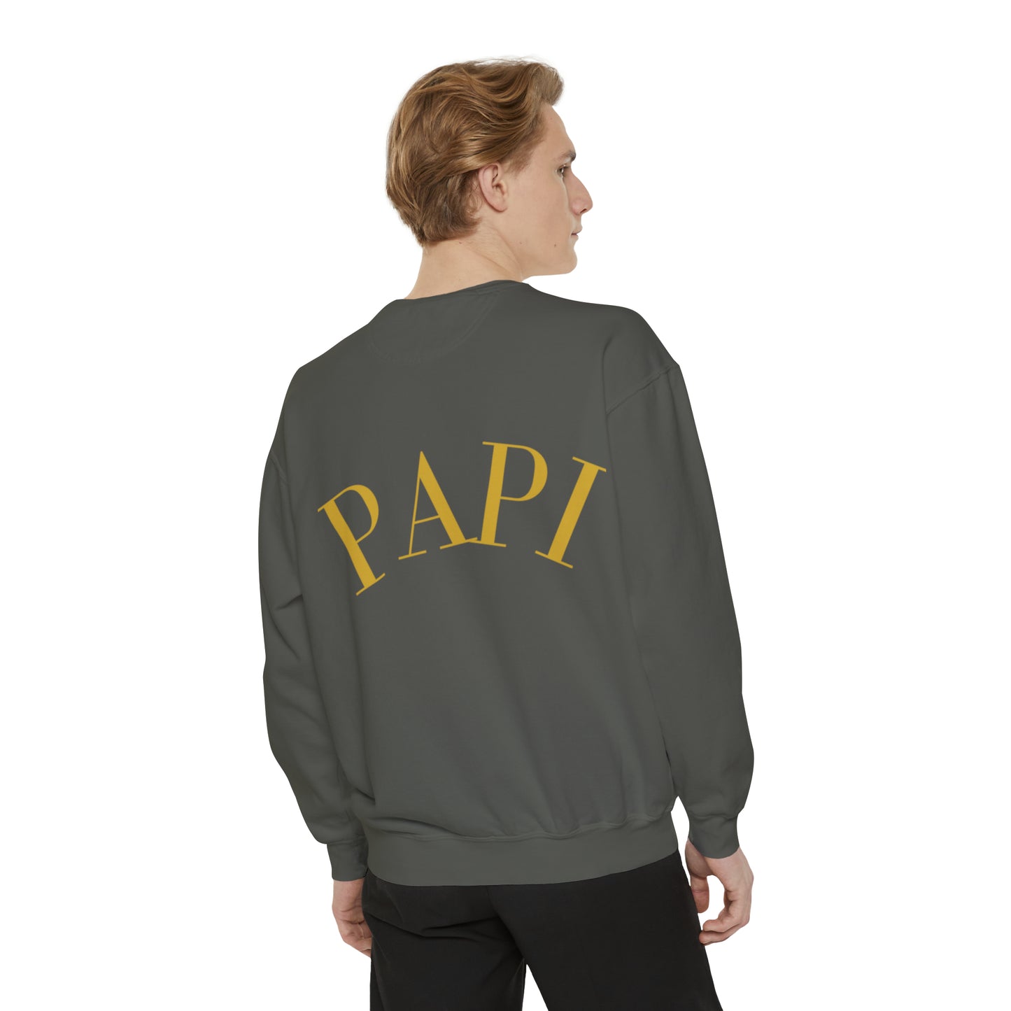 Garment-Dyed Sweatshirt for Papi