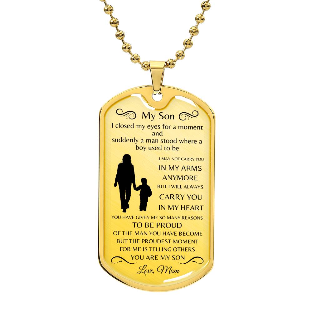 Dog Tag for Your Son