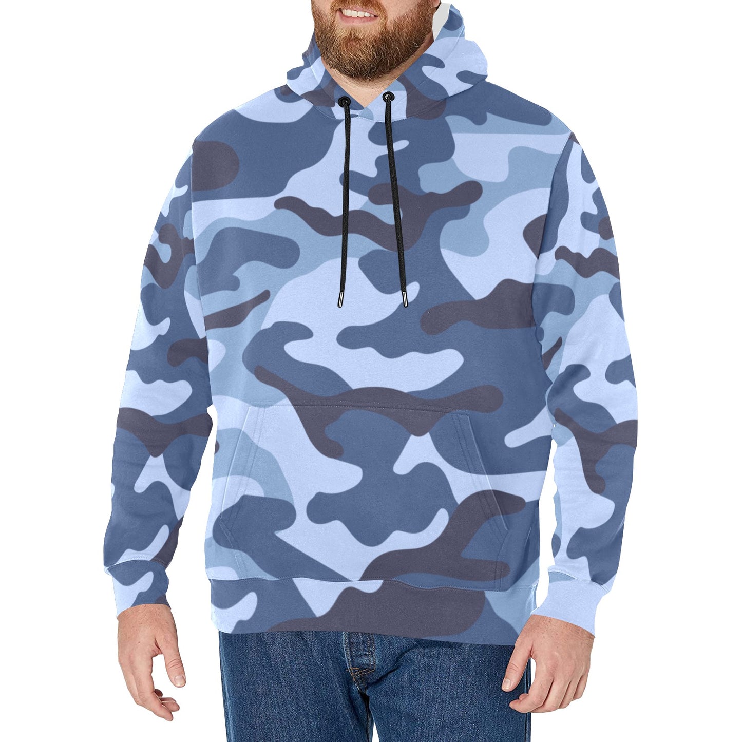 Blue Camo Hoodie