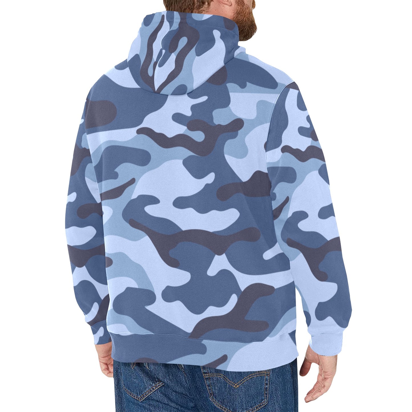 Blue Camo Hoodie